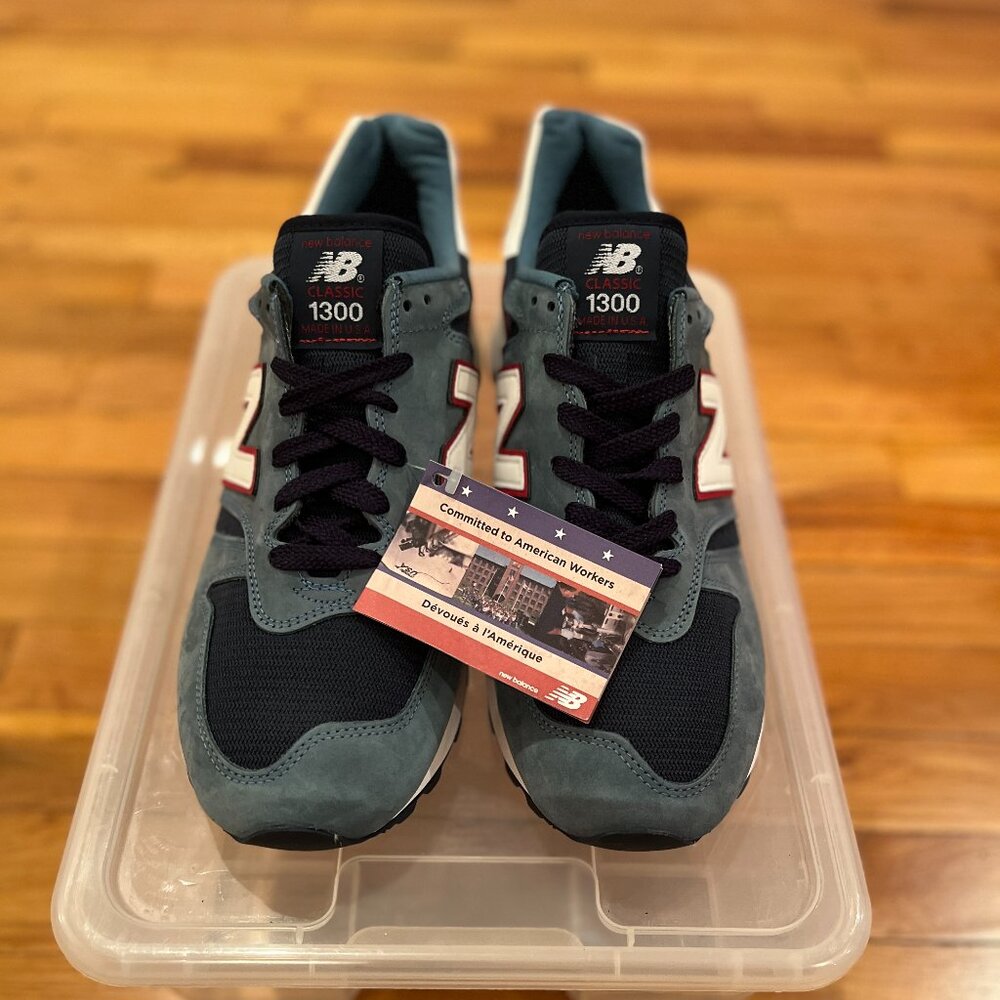 New Balance 1300 Classic, Navy with Grey Suede, 12 US